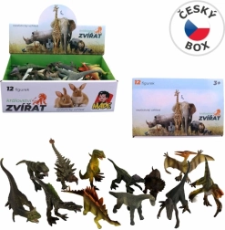 Dinosaurfigurer – sæt med 12 stk.