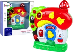 Musikalsk interaktivt hus til babyer med dyrelyde