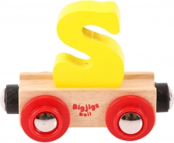 Bigjigs Rail trævogn – bogstav S