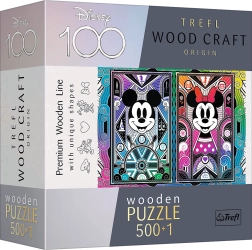 Træpuslespil Mickey Mouse & Minnie 501 brikker