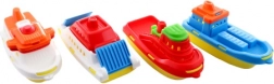 Farverig plastikbåd til vand
