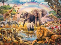 Ravensburger puslespil African Safari 100 brikker