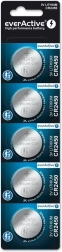 Lithium-knapcellebatterier CR2450 - sæt med 5 stk.