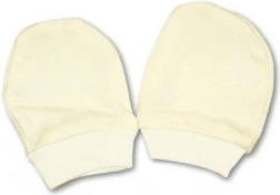 Bomuldsvanter til nyfødte med manchet (0–6 m)