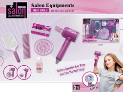 Børnesæt med batteridrevet føntørrer