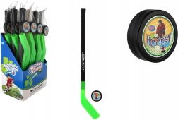 Børnehockeystav med puck, plast, 74 cm