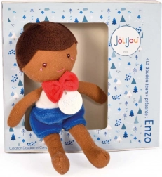 Dukke Doudou Jolijou Enzo 16 cm blå