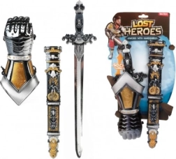 Ridder sæt plast sværd med skede og beskyttelse