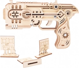 Træ 3D-puslespil Våben med elastikker Dragon Chaser