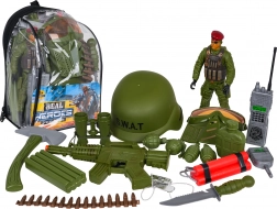 Mega soldatsæt til børn med tilbehør