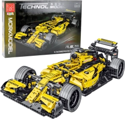 Byggesæt racerbilen R.S.18 1:10 gul (1093 dele)