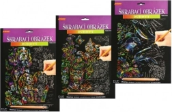 Regnbue-skrabebillede Hunde 20x25 cm