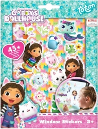 Vinduesklistermærker GABBY'S DOLLHOUSE – genanvendelige stickers