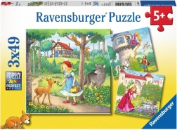 Ravensburger puslespil Klassiske eventyr 3x49 brikker