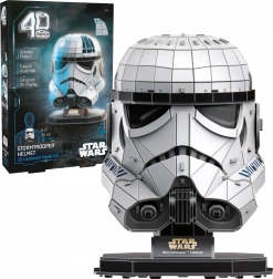 3D-model til samling Star Wars Stormtrooper-hjelm 12 cm – Spin Master 4D Build
