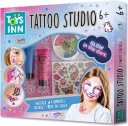 Tattoo Studio-sæt til tatovering og ansigtsfarver