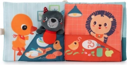 Tekstilbog med fingerdukke – ulven Ludvík lærer at spise