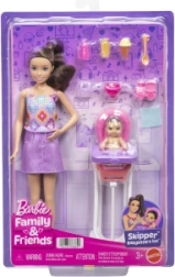 Barbie Skipper Babysitters – babysitter med høj stol