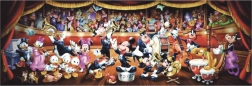 Clementoni panoramisk puslespil Disney Orkester 1000 brikker