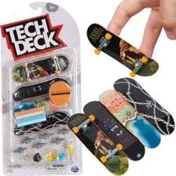 Fingerboard byggesæt 4‑pack TECH DECK Maxallure Jahn Perez + tilbehør