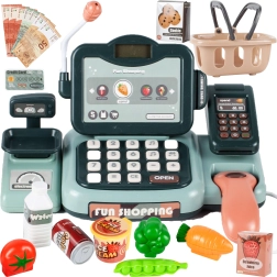 Kasseapparat til børn med lcd-skærm, 24 dele
