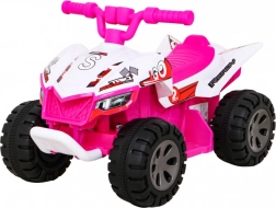 Elektrisk børne-ATV The Fastest med 25 W motor – Rosa