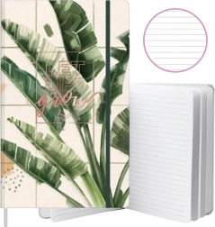 Notesbog med bananblade A5