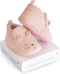 Gavesæt – de første sko 0–6 måneder, lyserøde