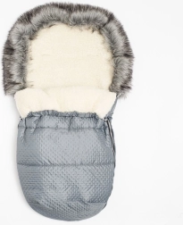Vinterfodpose med uld New Baby Lux Wool, grafit