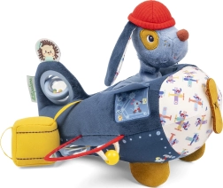 Lilliputiens blød aktivitetslegetøj fly med hunden Jules