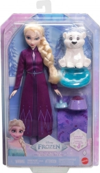 dukke disney frost elsa og isbjørneunge med tilbehør