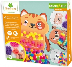 stick & fun pynt med pomponer – husdyr