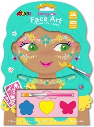 Smykkesten og ansigtsmaling – blomster