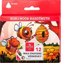 Trekantede voksfarver 12 stk KOH-I-NOOR