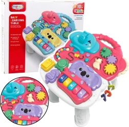 Interaktivt læringsbord til børn Lyserød