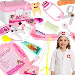 Lægekuffert til små læger med lyde, 35 dele