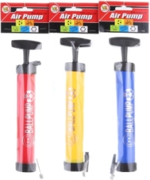 Håndpumpe til oppustning 24 cm med mundstykker