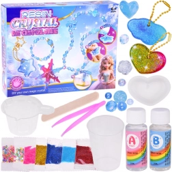 Kreativt DIY-sæt krystalpynt – vedhæng og halskæder