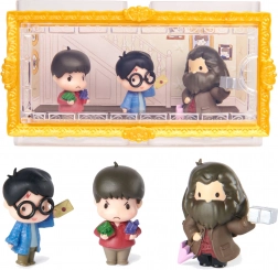 Harry Potter Micro Magical Moments – mini-figurer Harry, Hagrid og Dudley med vitrineskab