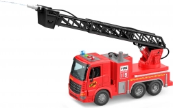 Brandbil med vandspreder og effekter 30 cm