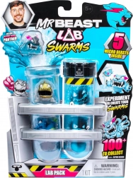 Sæt med 5 overraskelsesfigurer MRBEAST Lab Swarms Alpha Series Lab Pack
