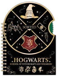 Harry Potter blok med spinner Hogwarts, linjeret