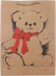 Gavepose med bjørn stor