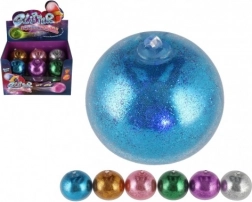 Antistress bold klem slimet i lysende farver