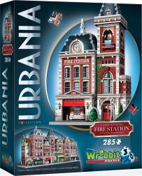 Wrebbit 3D-puslespil Urbania brandstation 285 brikker