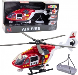 Brand- og redningshelikopter med lys og lyde 1:12