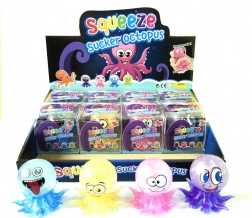 Sjov klem-blæksprutte antistress legetøj