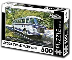 Puslespil RETRO-AUTA Škoda 706 RTO LUX bus 500 brikker