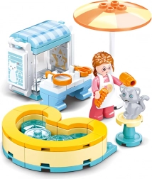 Sluban Girls Dream katte-salon byggesæt