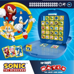 Sonic Top Trumps Match – bærbart logikspil for børn